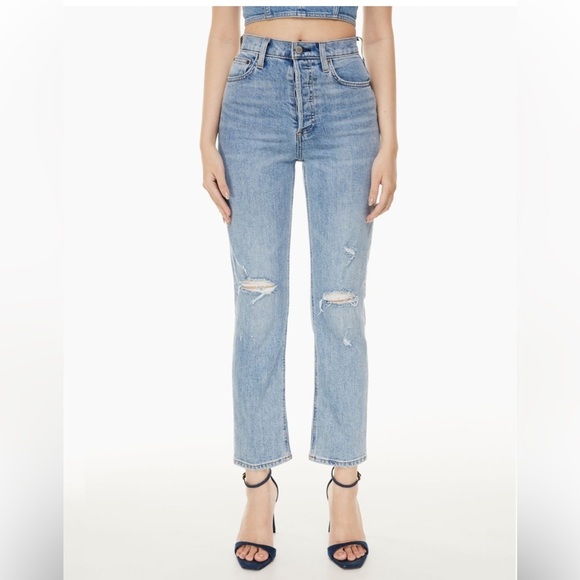 DENIM FORUM ARLO Distressed light wash. Size 27 - Picture 2 of 13